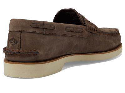 Sperry Mens Shoes Men's Authentic Original Penny Boat Shoe, Brown, 9.5