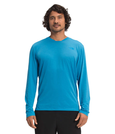 THE NORTH FACE Men's Wander L/S, Meridian Blue Heather, L