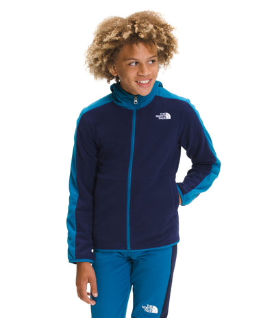 THE NORTH FACE Glacier Full Zip Hoodie (Little Kids/Big Kids) Tnf Navy MD (10-12 Big Kids)