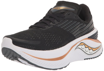 Saucony Women's Endorphin Shift 3 Running Shoe, Black/GOLDSTRUCK, 7