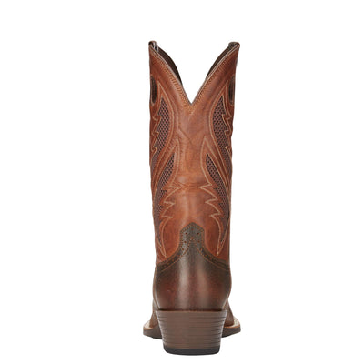 Ariat Men's Solado Venttek Western Boot 7.5 Brown Oiled Rowdy/Two Tone Tan