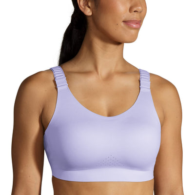 Brooks Women's Scoopback 2.0 Sports Bra for High Impact Running, Workouts & Sports with Maximum Support - Violet Dash - 34 C/D