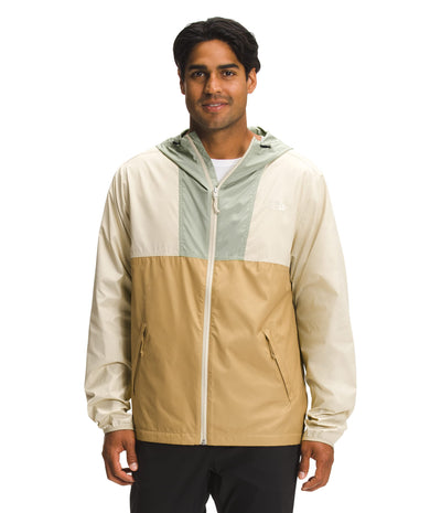 THE NORTH FACE Men's Cyclone Anorak Windbreaker Jacket, Tea Green/Antelope Tan/Gravel, XX-Large