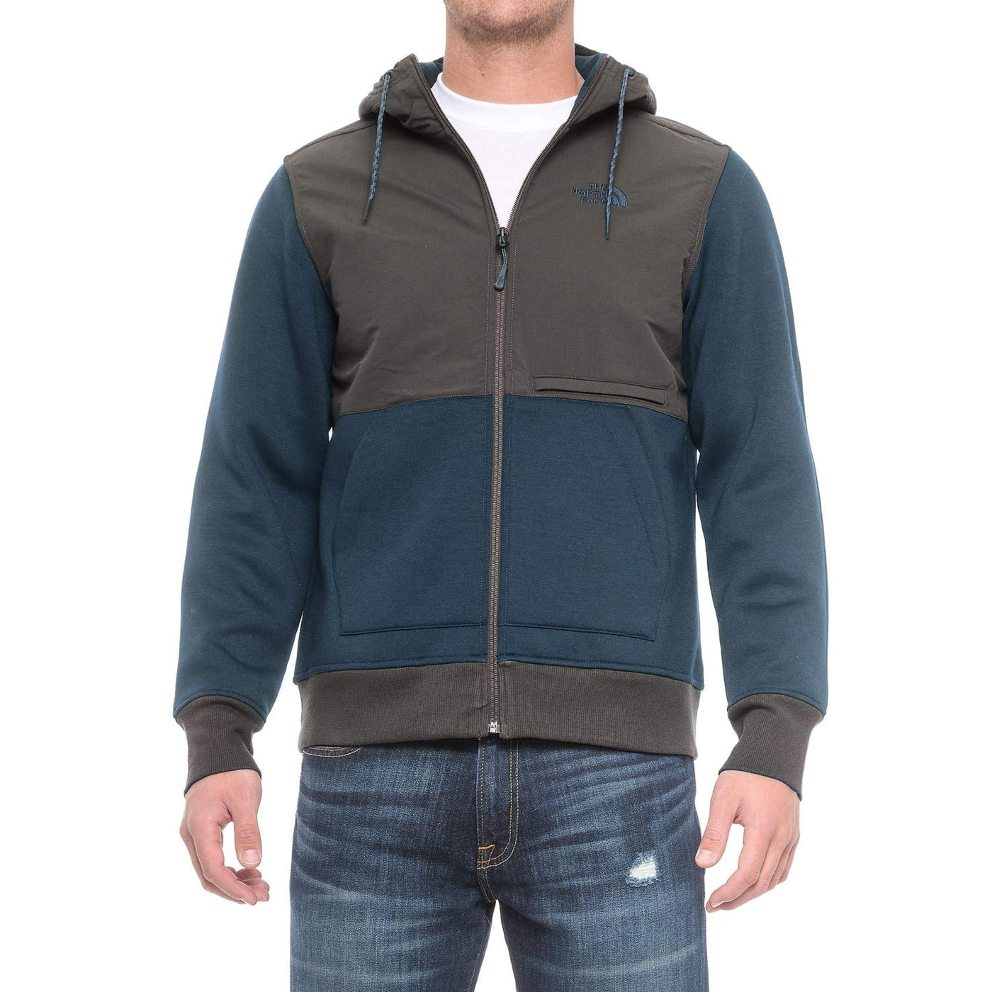 The North Face Men's Blocked Thermal 3D Jacket (Medium, Shady Blue Heather)