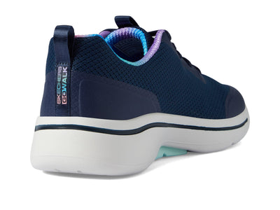 Skechers Go Walk Arch Fit - Fun Voyage Navy/Turquoise 9.5 B (M)