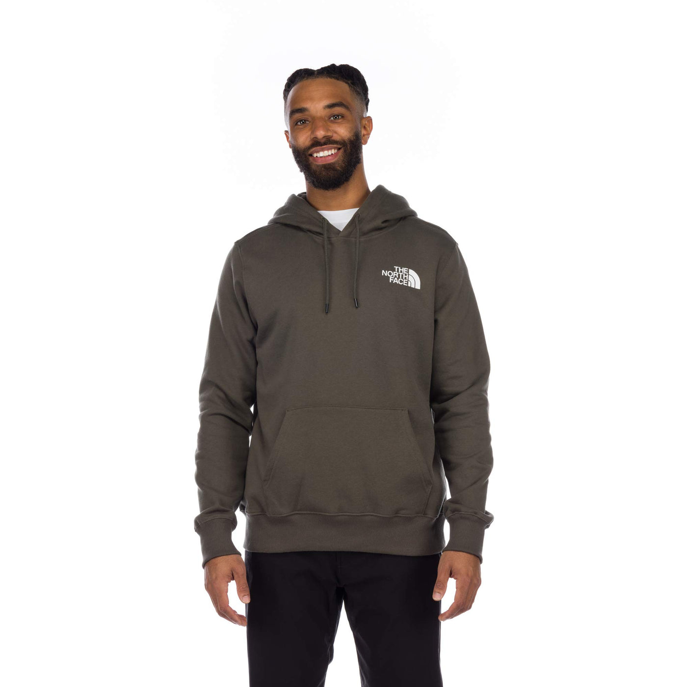 The North Face Men's 80/20 Throwback Hoodie, New Taupe Green (Past Season), Large