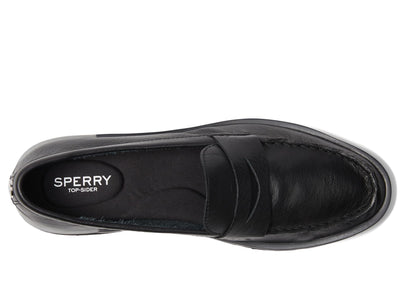 Sperry Ladies Footwear Women's Chunky Penny Loafer, Black, 9.5