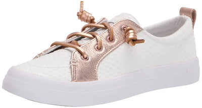 Sperry womens Crest Vibe Sneaker, White Multi, 9 US