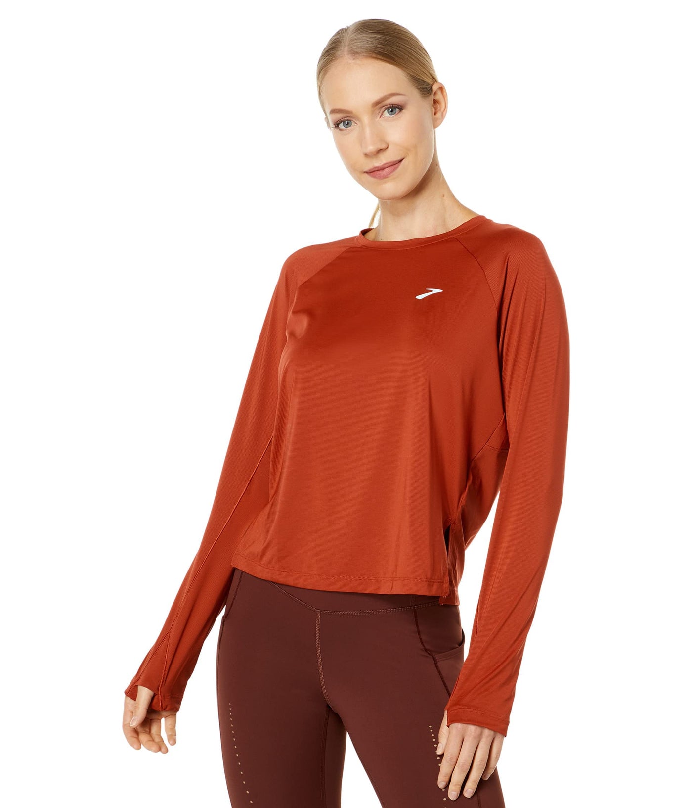 Brooks Sprint Free Long Sleeve Copper SM (US Women's 4-6)