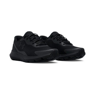 Under Armour Women's Surge 3 Running Shoe 6.5 Black (002)/Black