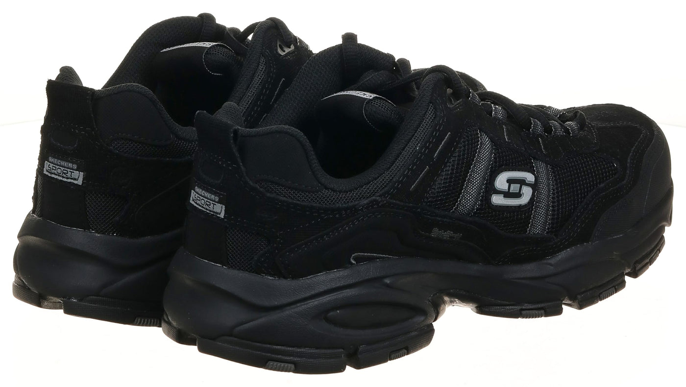 Skechers Sport Men's Vigor 2.0 Trait Memory Foam Sneaker, Black, 11 Wide US