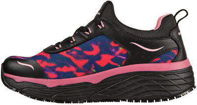 Skechers Work Rastip, Women's, Black/Multi, Soft Toe, Slip Resistant Athletic (10.0 M)