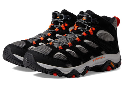 Merrell Men's Moab 3 Mid Hiking Boot 13 Black/Tangerine