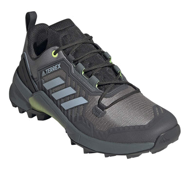 adidas Women's Terrex Swift R3 Hiking Shoe, Grey Three/Halo Blue/Hi-Res Yellow - 8