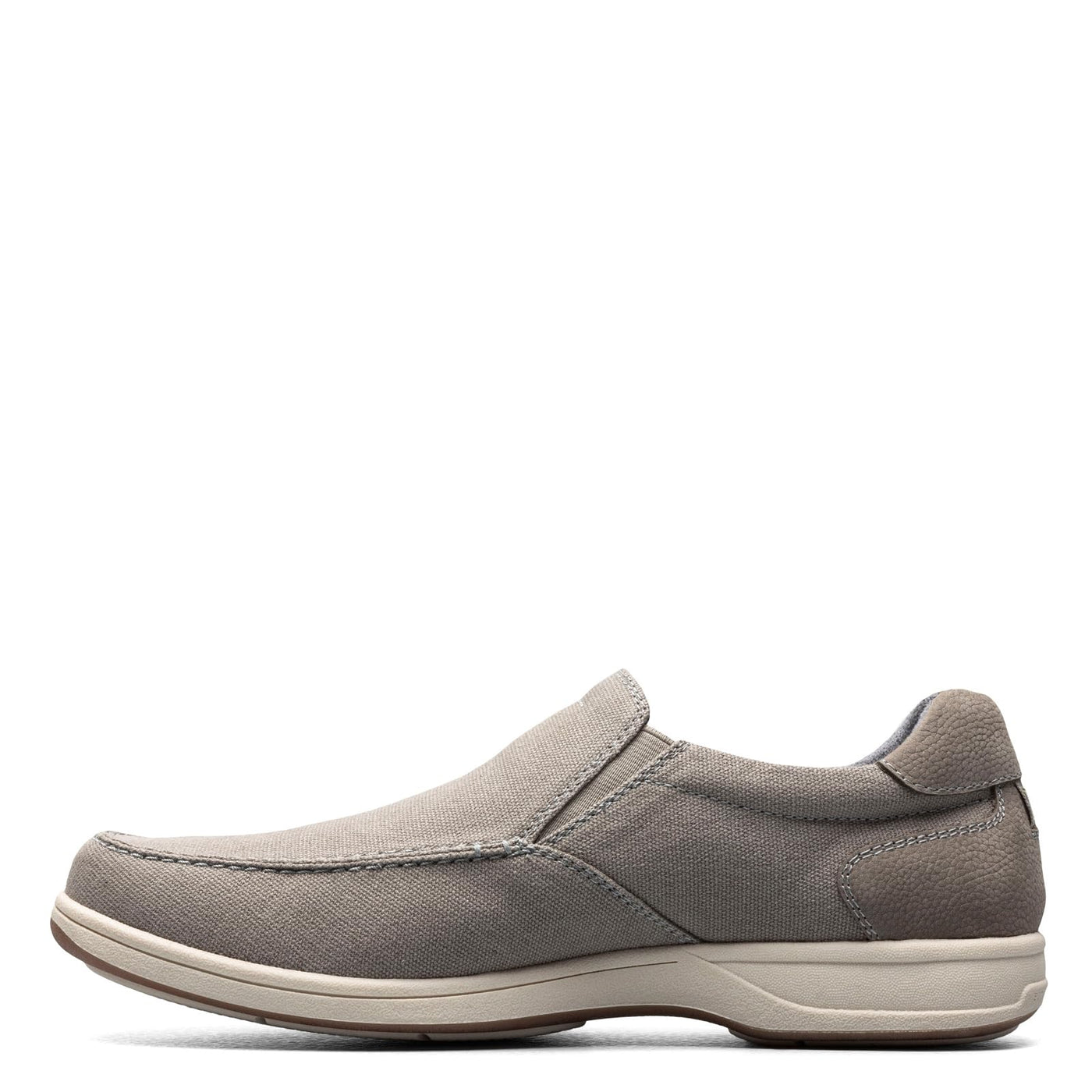 Florsheim Lakeside Canvas Moc Toe Slip On Mens Slip On 85 DM US Grey