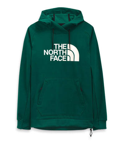 THE NORTH FACE Men's Tekno Logo Water-Repellent Fleece Hoodie, Night Green, Medium Regular