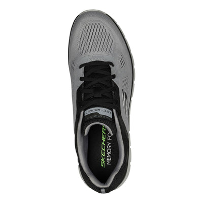 Skechers Men's Track Broader Oxford, GrayBlack, 10 Wide