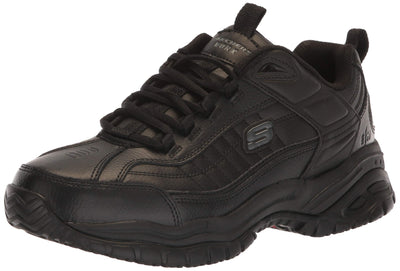 Skechers Men's Soft Stride - Galley Black Smooth Lthr/Midsole 10.5 EW