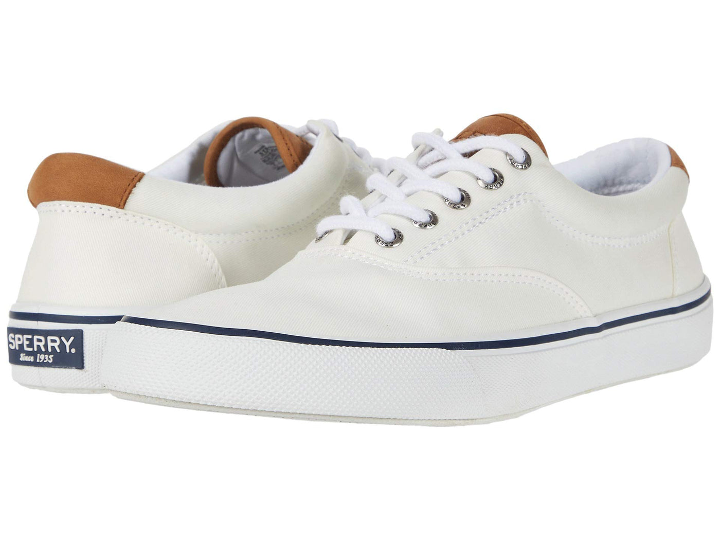 Sperry Striper II CVO Canvas Sw White 9.5 M (D)