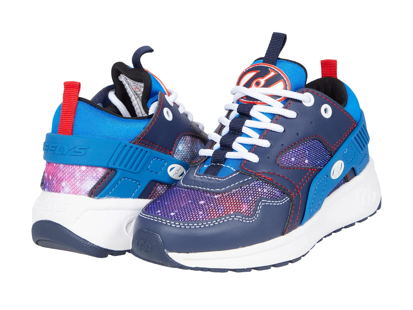 HEELYS Boy's Force (Little Kid/Big Kid) Navy/Blue/Red Galaxy 13 Little Kid M