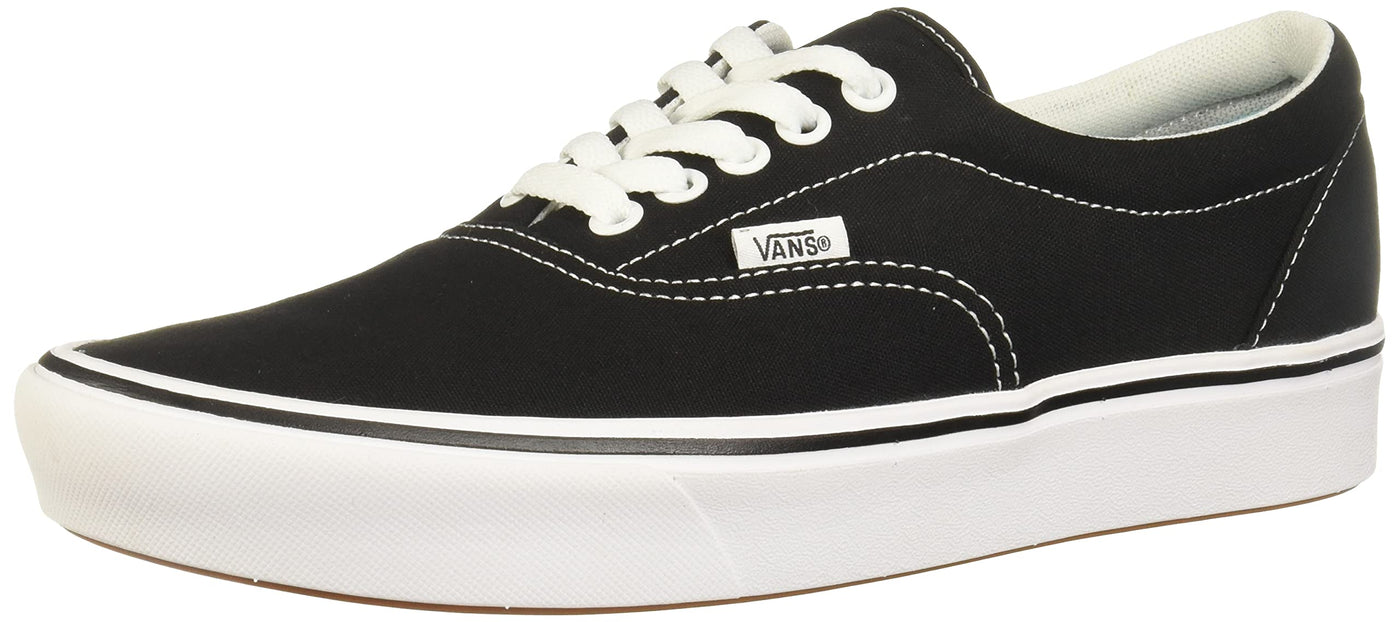 Vans Men's Low-Top Sneakers, Black, 8.5 US