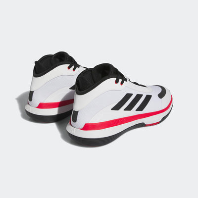 adidas Unisex Bounce Legends Sneaker, White/Core Black/Bright Red, 7.5 US Men