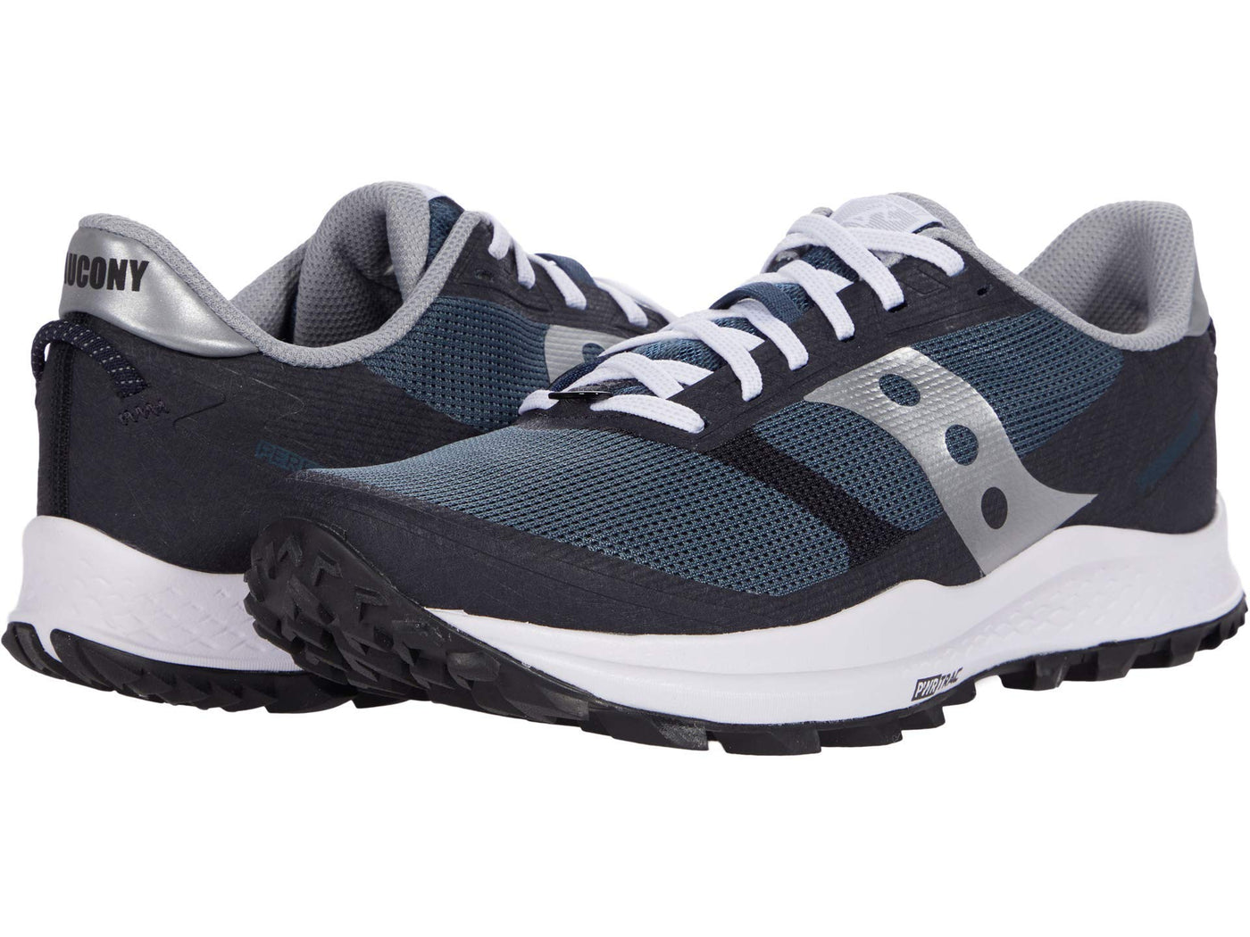 Saucony Peregrine 11 Icon Navy/Silver 9.5 D (M)