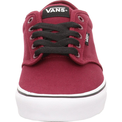 Vans Men's Atwood Canvas Trainers Sneaker 7.5 Oxblood White