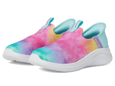 Skechers Girl's Ultra Flex 3.0-Pastel Cloud Sneaker 1 Little Kid Multi