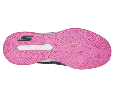 Skechers Women's Go Train Arch Fit Viper Court-Pickleball Sneaker 5 Black/Pink