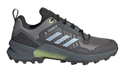 adidas Women's Terrex Swift R3 Hiking Shoe, Grey Three/Halo Blue/Hi-Res Yellow - 7