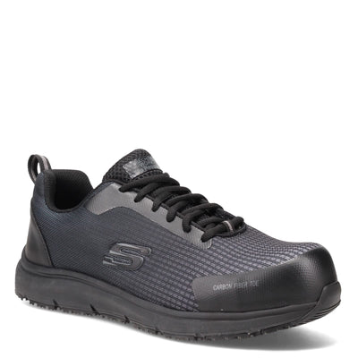 Skechers Work Ulmus200090 Mens Oxford 115 DM US BlackCharcoal