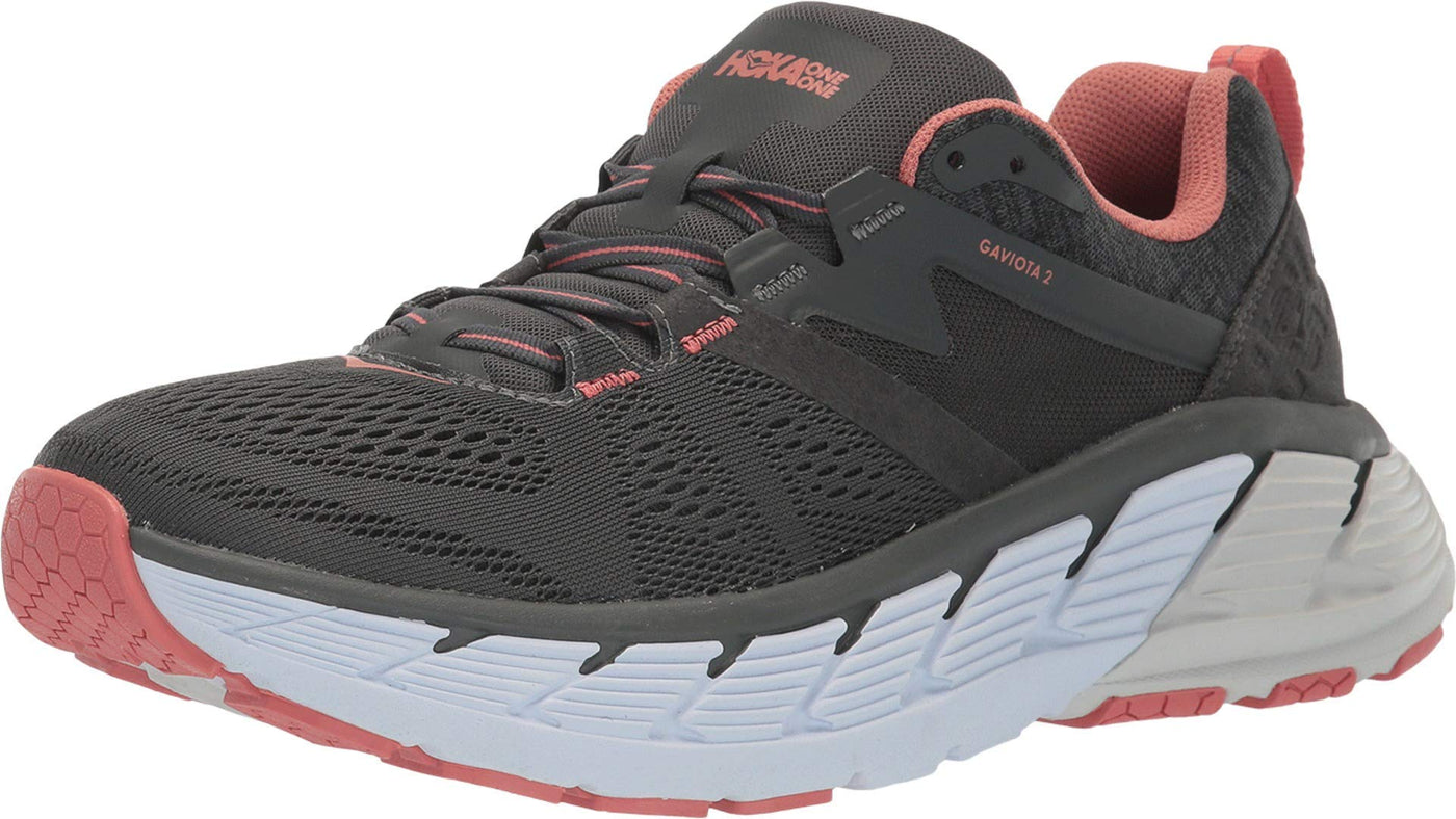 HOKA ONE ONE Women's Gaviota 2 Running Shoe 8.5 Wide Grey