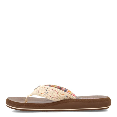 Skechers Cali Women's Asana Flip Flop,Natural,11 M US