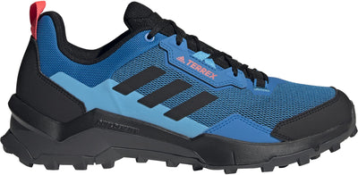 adidas Men's Terrex AX4 Primegreen Hiking Shoe, Blue Rush/Core Black/Turbo - 15