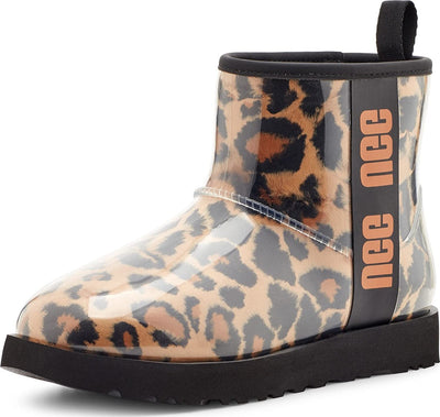 UGG Women's Classic Clear Mini Fashion Boot, Panther Butterscotch, 7