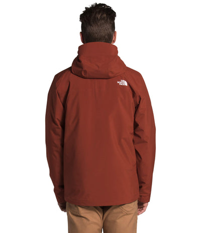 THE NORTH FACE Men's Carto Triclimate® Jacket, Brandy Brown/TNF Black, X-Large