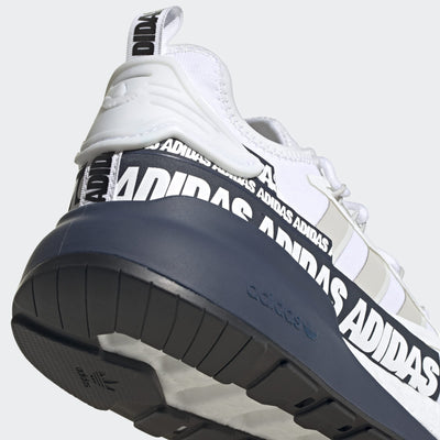 adidas ZX 2K Boost Shoe - Men's Casual White/Grey/Collegiate Navy