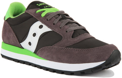 Saucony Men's Jazz Original S2044-619, Grey/Lime, 8