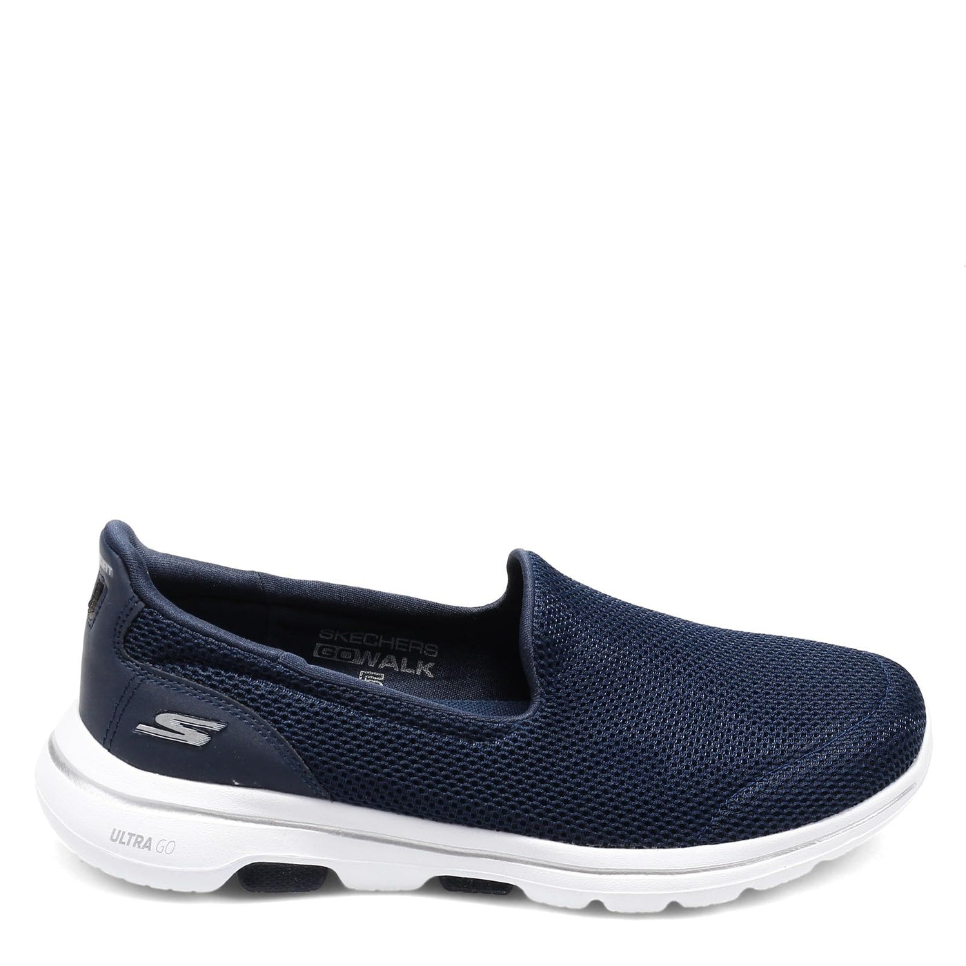 Skechers Women's Go Walk 5 Sneaker, Navy/White, 9