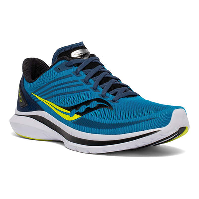 Saucony Men's Triumph 17 Running Shoe 14 Wide Blue/Citrus