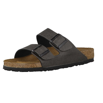 Birkenstock Unisex Arizona Birkoflor - Standard Fitting Classic Buckled Two Strap - Flip Flop Sandal BIRK EU39-UK5.5-US8-8.5 Anthracite