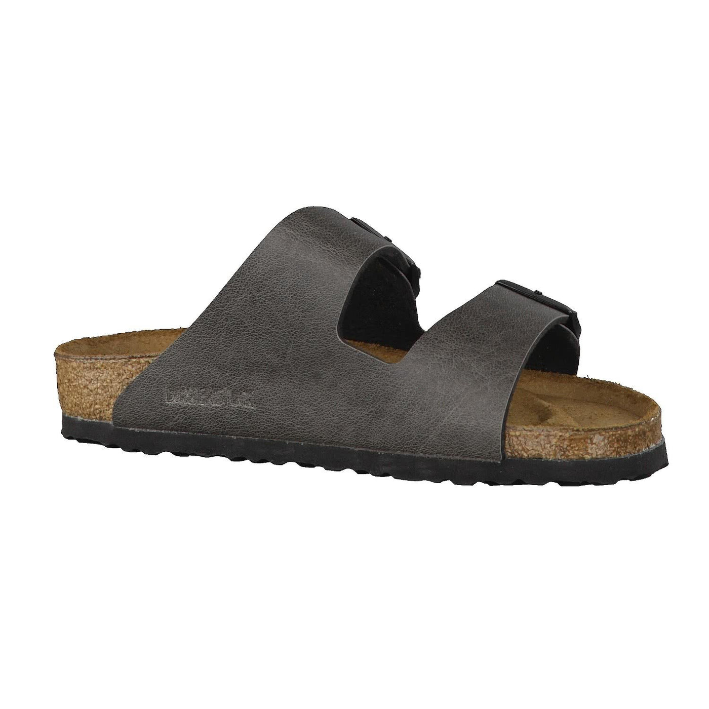 Birkenstock Unisex Arizona Birkoflor - Standard Fitting Classic Buckled Two Strap - Flip Flop Sandal BIRK EU39-UK5.5-US8-8.5 Anthracite