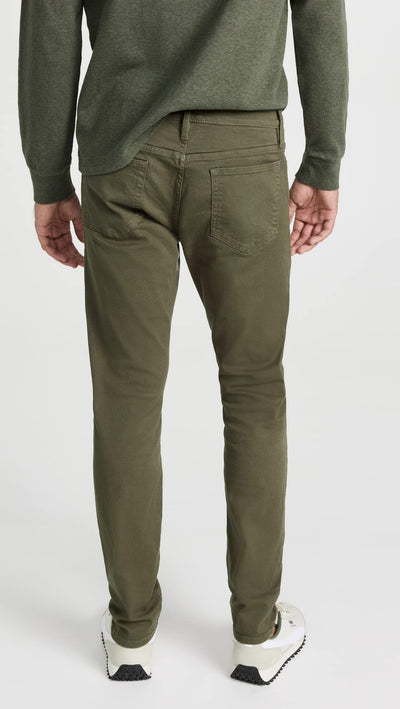 FRAME Men's L'Homme Slim Jeans 36 Regular Garage Military Green