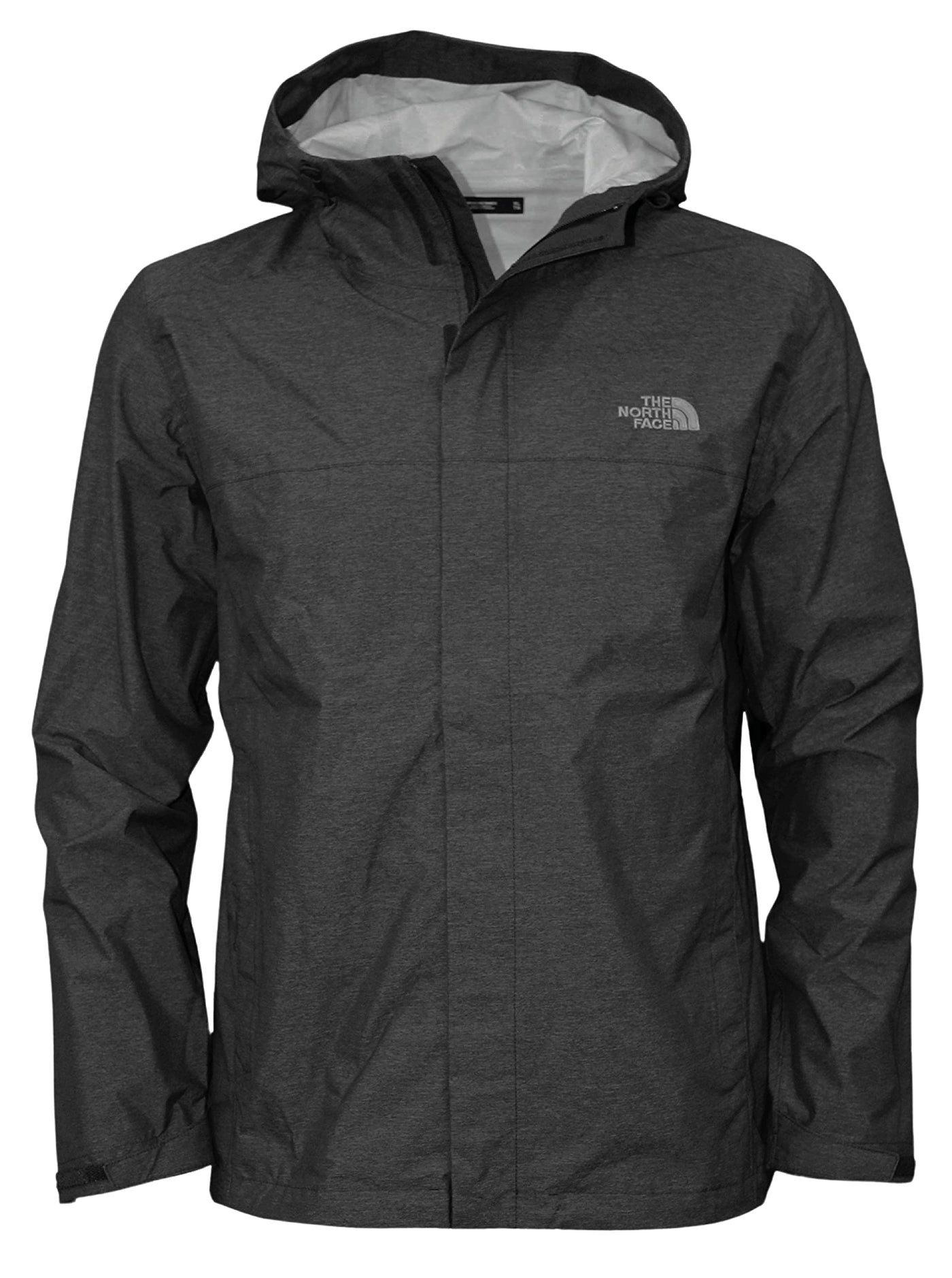 THE NORTH FACE Men's Venture 2 Dryvent Waterproof Hooded Rain Shell Jacket (as1, alpha, m, regular, regular, Tnf Dark Grey Heather/Medium Dark Grey)