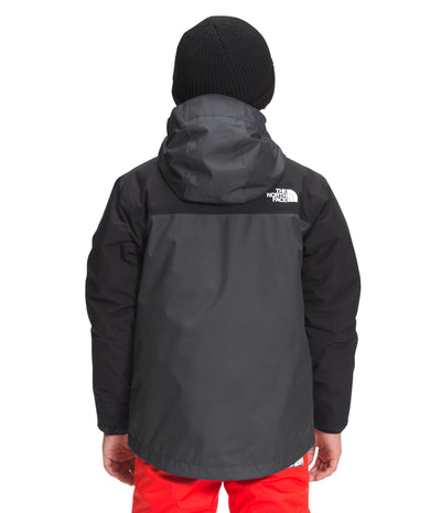 THE NORTH FACE Boys' Freedom Triclimate Insulated Jacket and Waterproof Shell, Asphalt Grey, X-Large