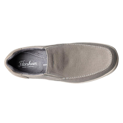 Florsheim Lakeside Canvas Moc Toe Slip On Mens Slip On 85 DM US Grey