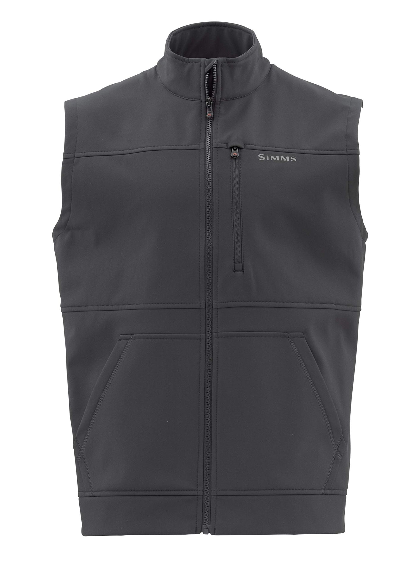 Simms Rogue Fleece Vest, Water Resistant Sleeveless Vest X-Large Raven