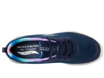 Skechers Go Walk Arch Fit - Fun Voyage Navy/Turquoise 9.5 B (M)