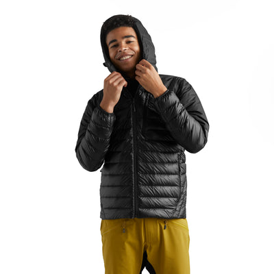 Outdoor Research Men’s Helium Down Hoodie – Wind & Water-Resistant Jacket